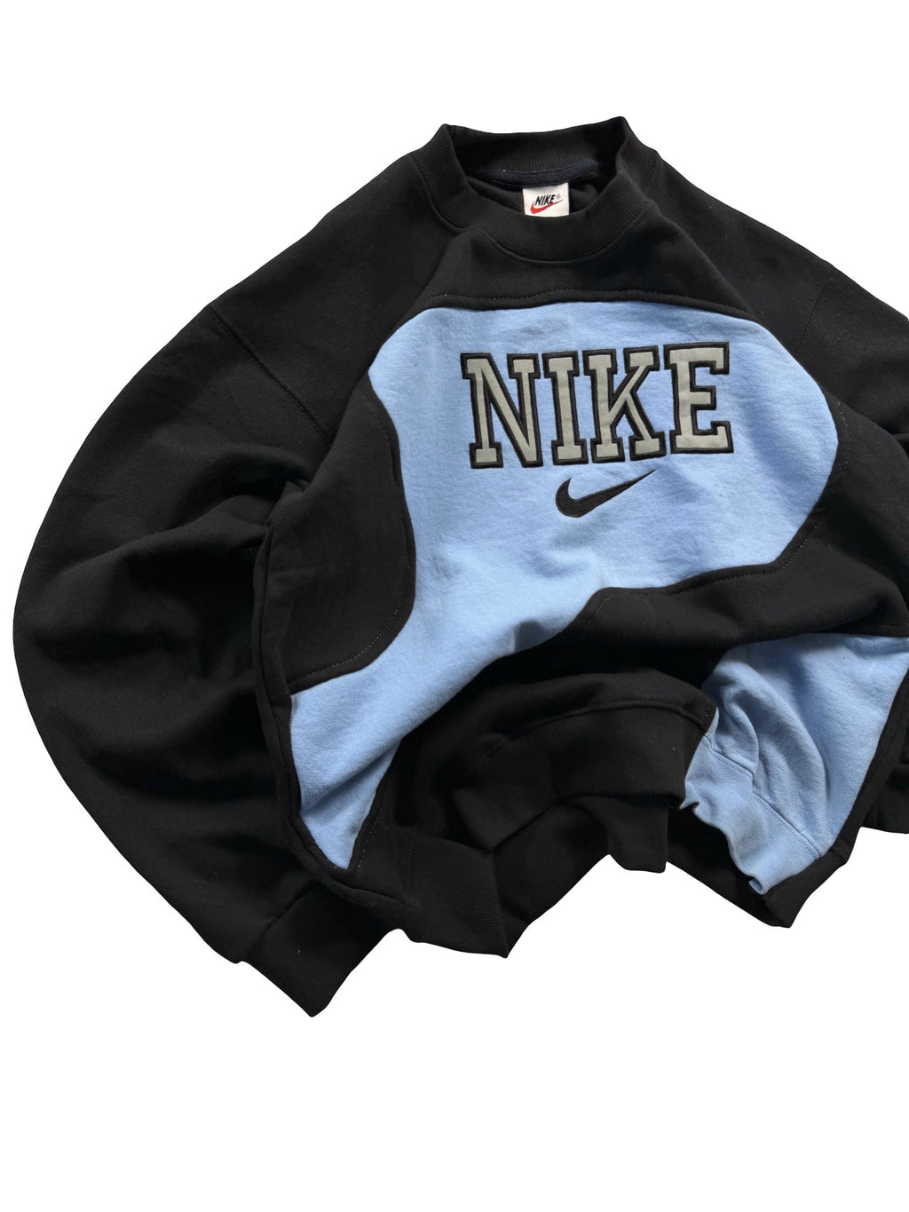 VINTAGE NIKE REWORK JUMPER CREWNECK - EMBROIDERED SPELLOUT