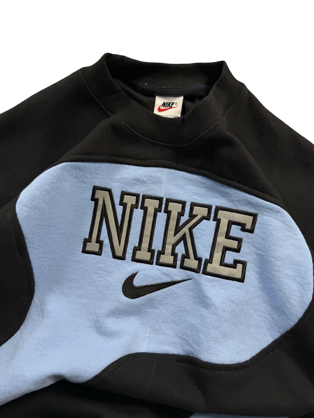 VINTAGE NIKE REWORK JUMPER CREWNECK - EMBROIDERED SPELLOUT