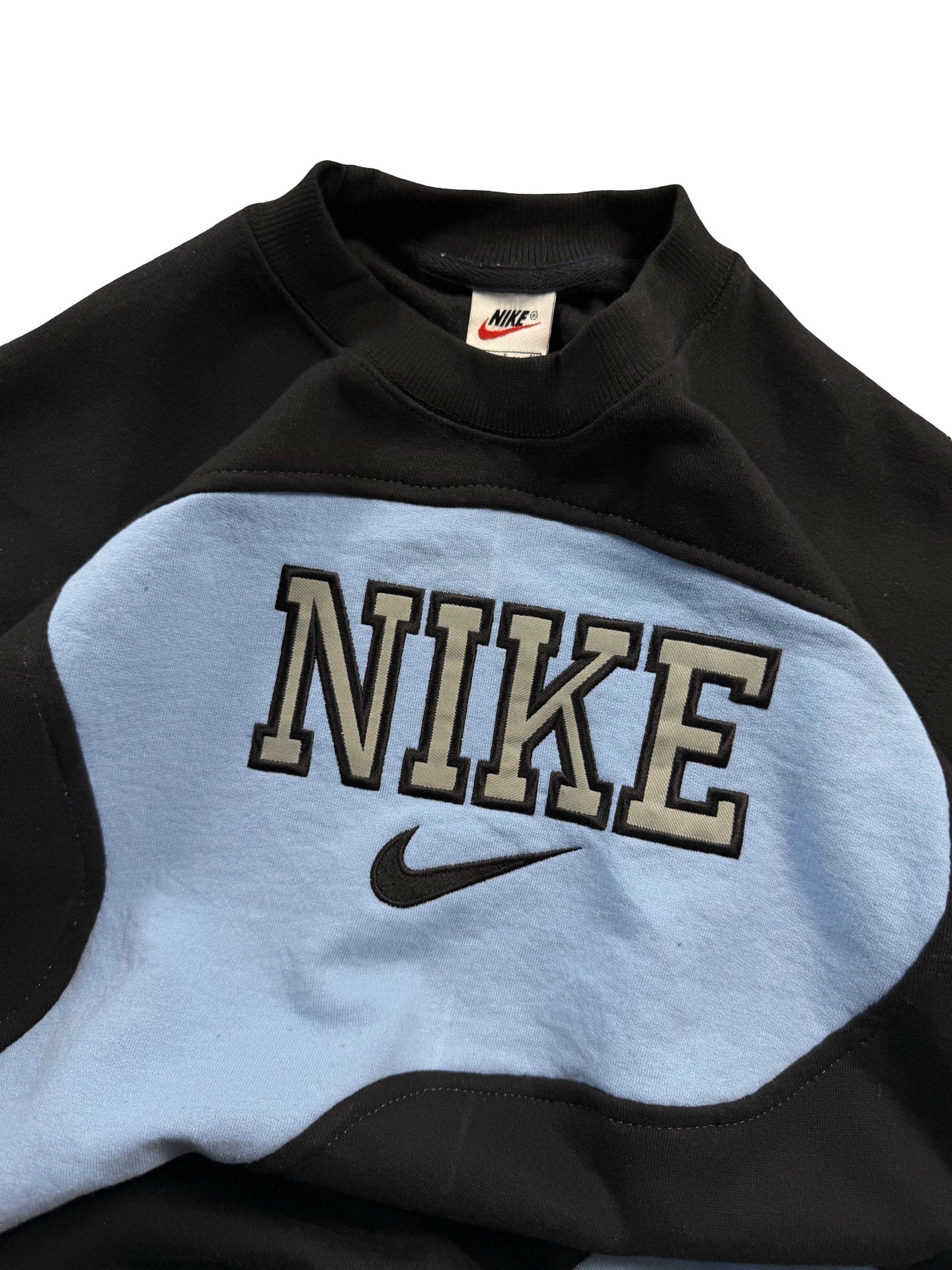 VINTAGE NIKE REWORK JUMPER CREWNECK - EMBROIDERED SPELLOUT