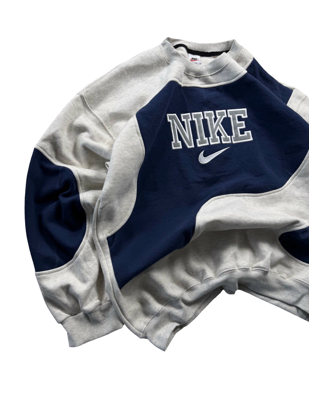 VINTAGE NIKE REWORK JUMPER CREWNECK - EMBROIDERED SPELLOUT