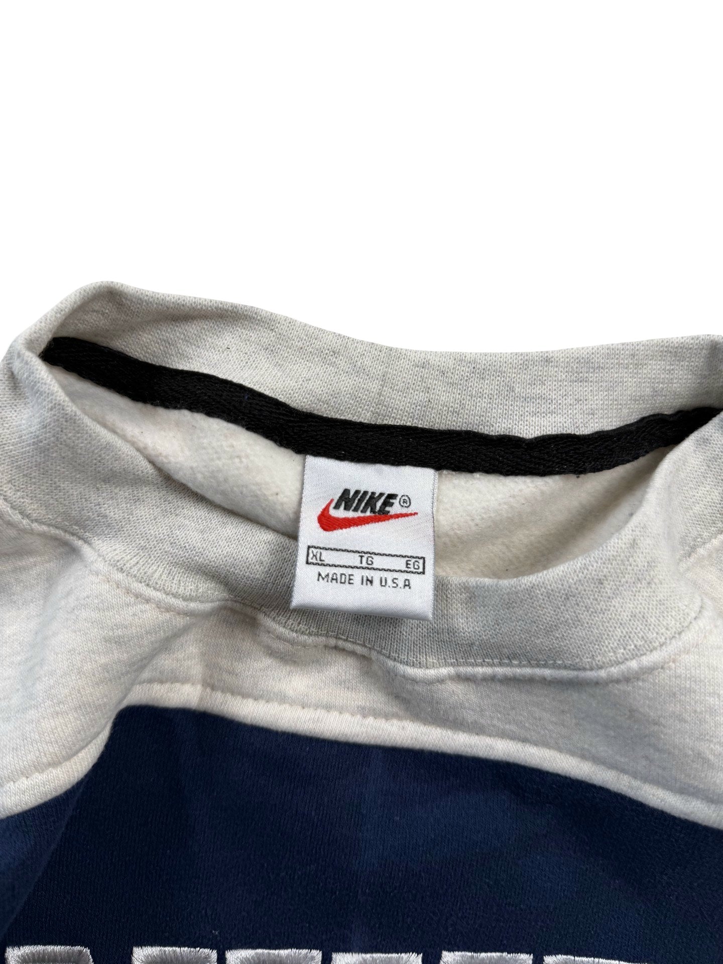 VINTAGE NIKE REWORK JUMPER CREWNECK - EMBROIDERED SPELLOUT