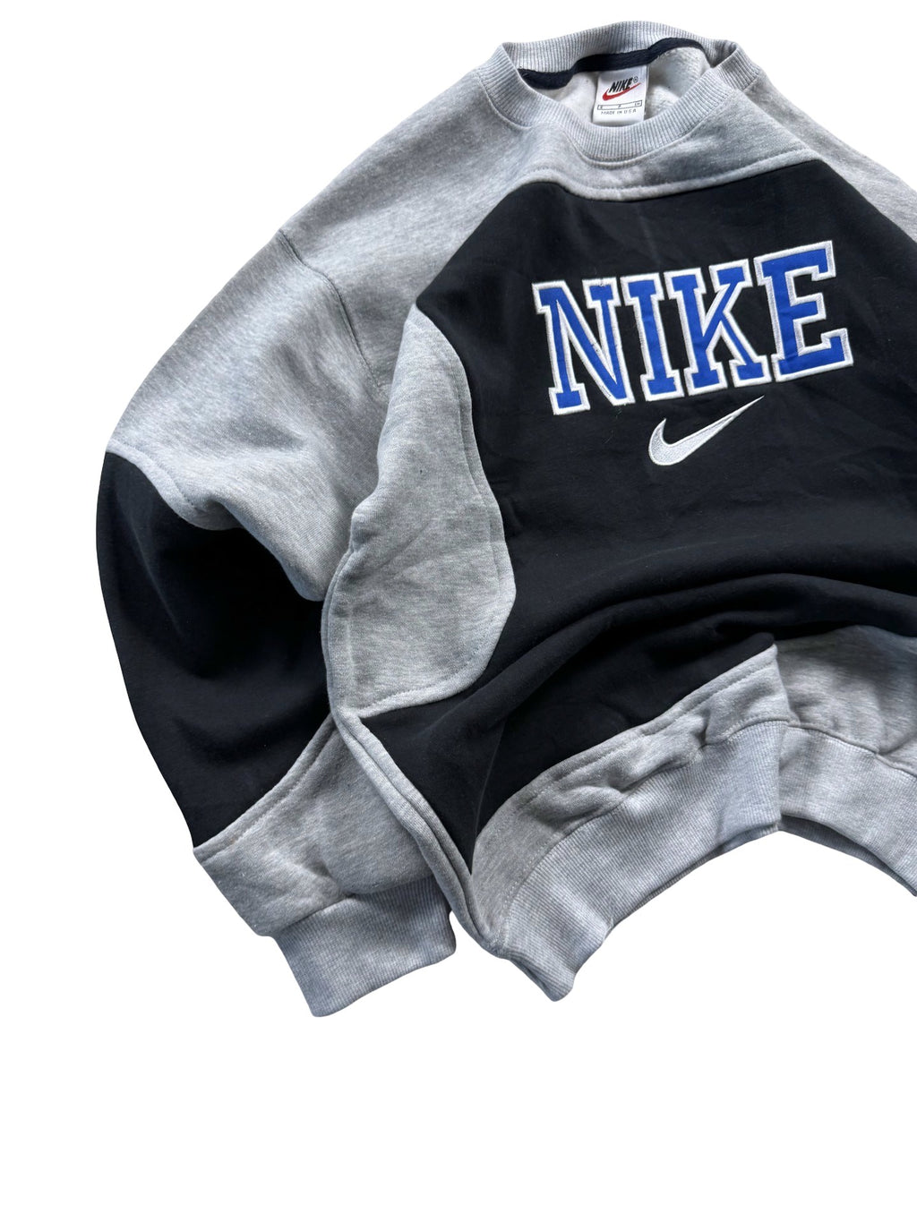 VINTAGE NIKE REWORK JUMPER CREWNECK - EMBROIDERED SPELLOUT