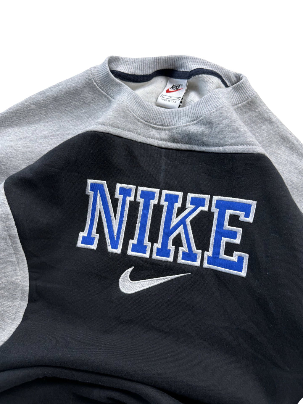 VINTAGE NIKE REWORK JUMPER CREWNECK - EMBROIDERED SPELLOUT