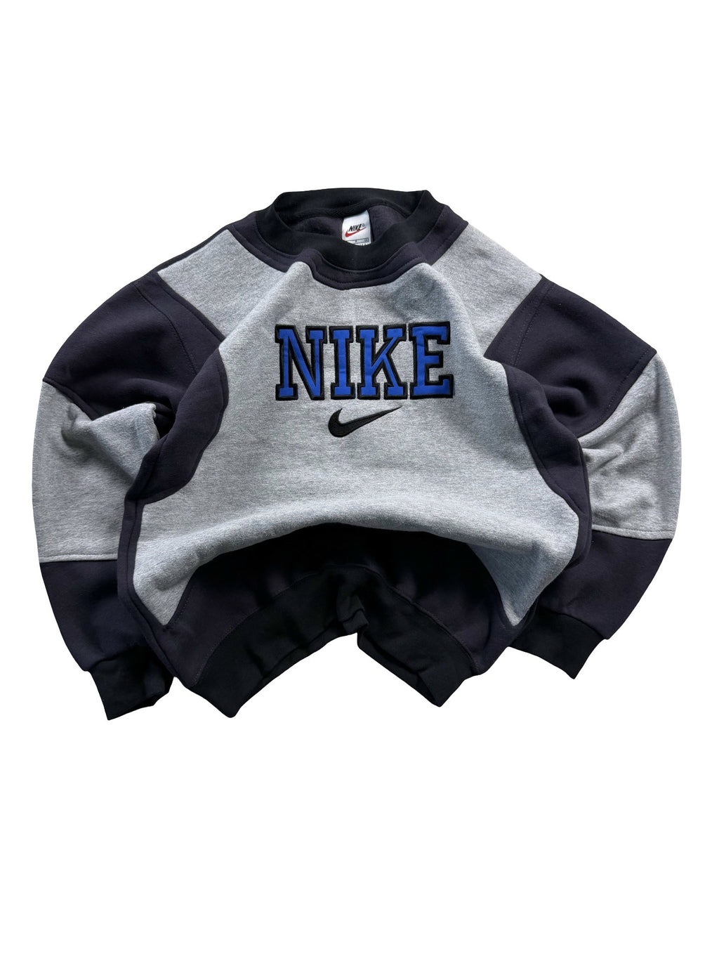 VINTAGE NIKE REWORK JUMPER CREWNECK - EMBROIDERED SPELLOUT