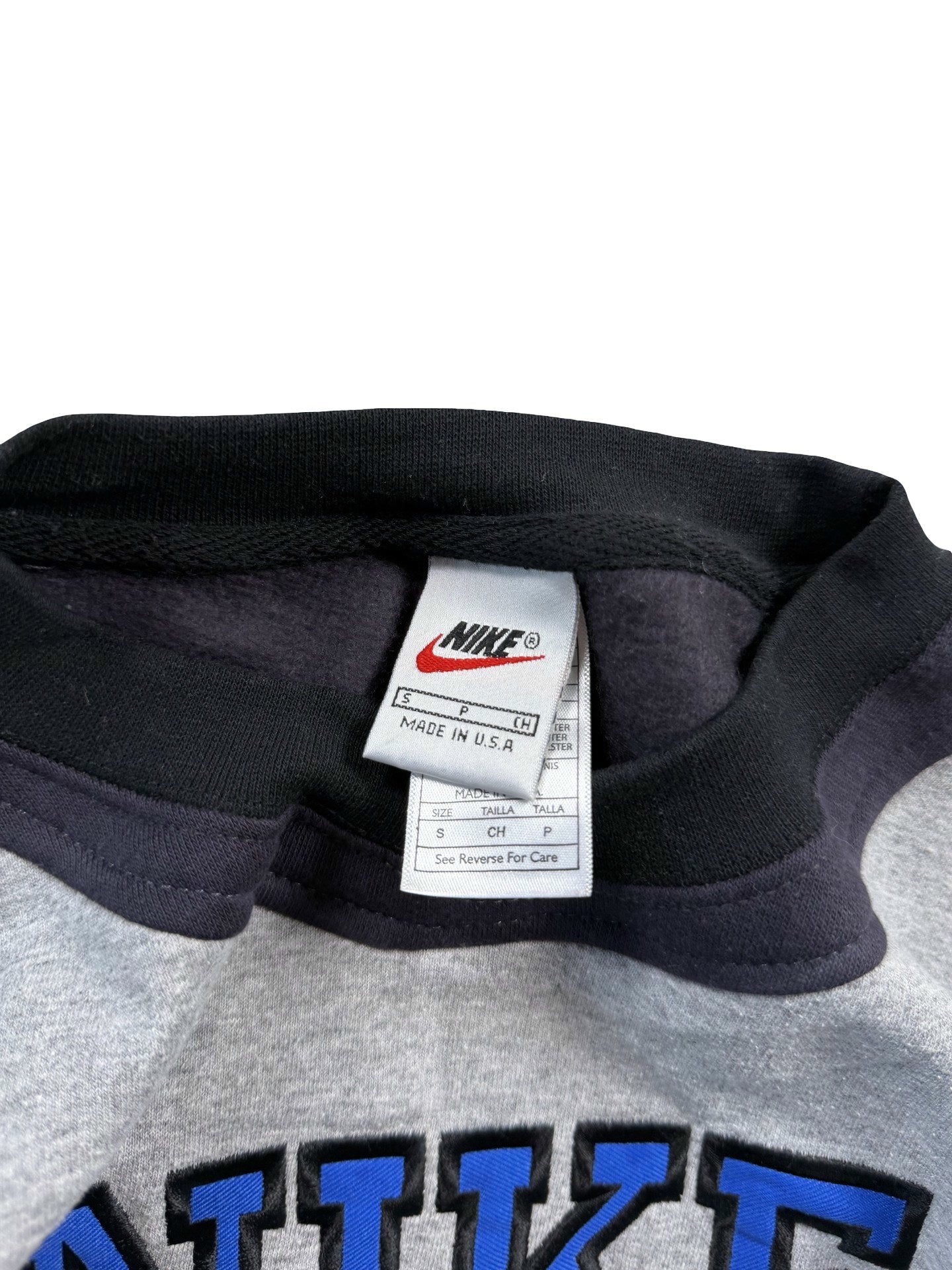 VINTAGE NIKE REWORK JUMPER CREWNECK - EMBROIDERED SPELLOUT