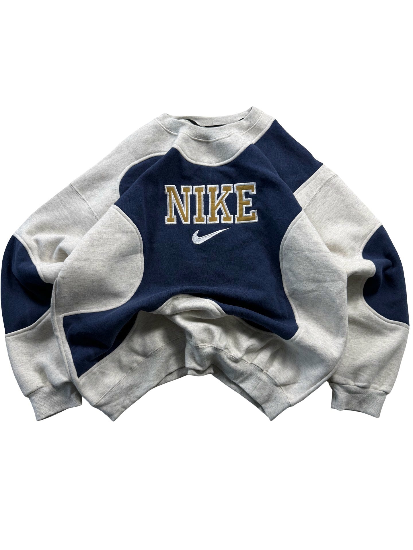 VINTAGE NIKE REWORK JUMPER CREWNECK - EMBROIDERED SPELLOUT