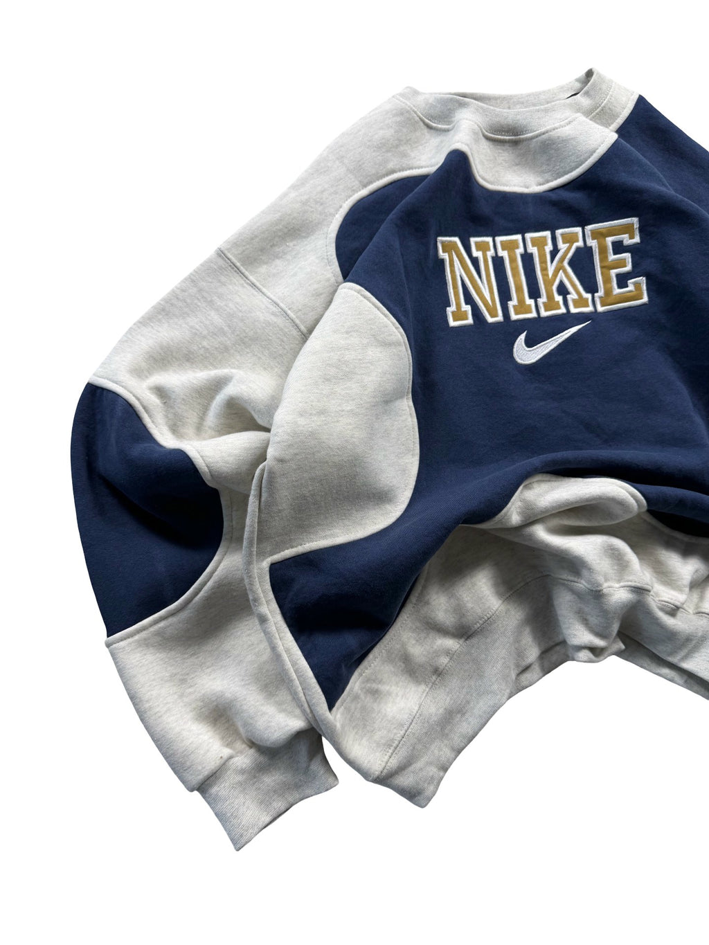 VINTAGE NIKE REWORK JUMPER CREWNECK - EMBROIDERED SPELLOUT
