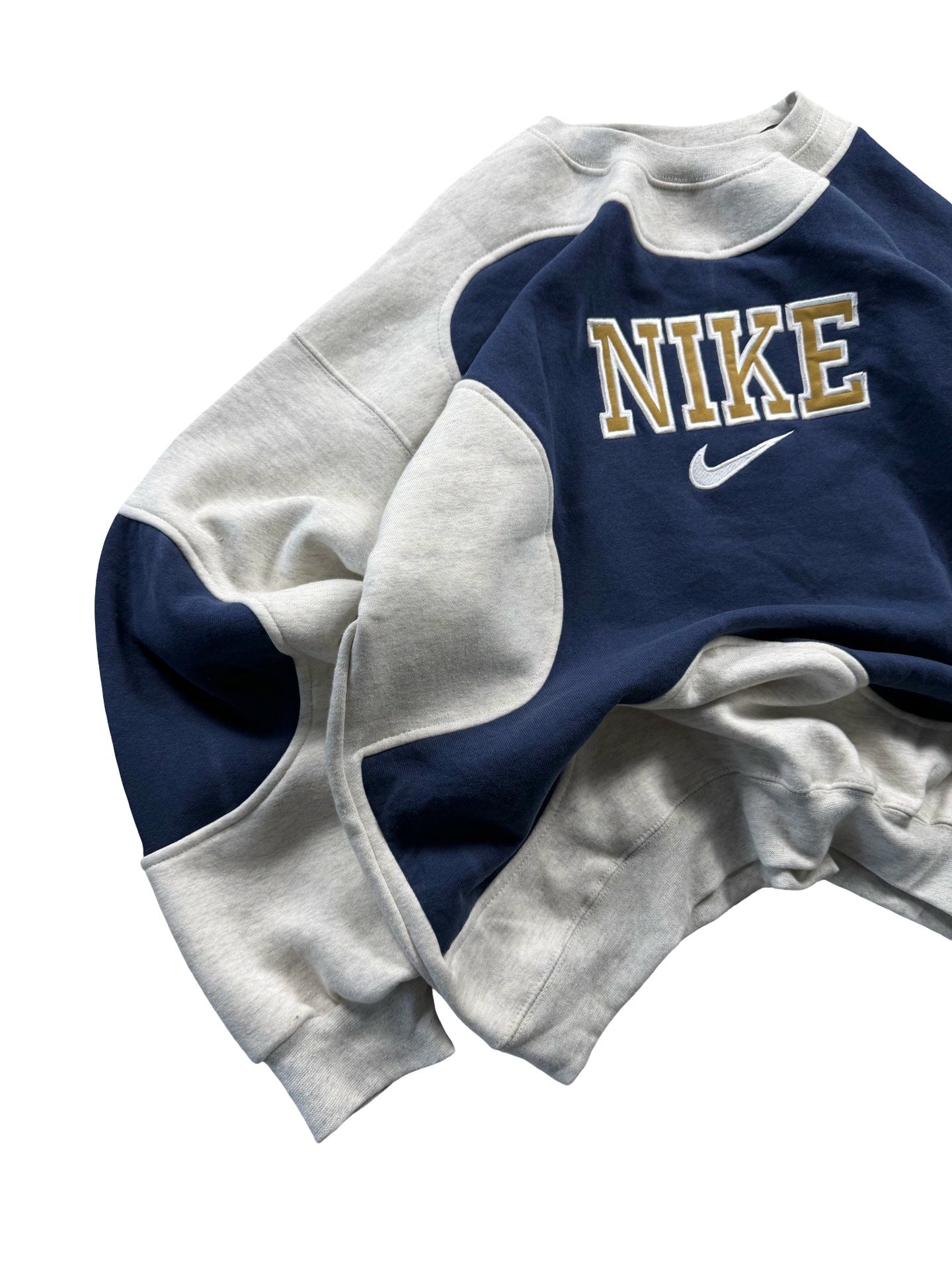 VINTAGE NIKE REWORK JUMPER CREWNECK - EMBROIDERED SPELLOUT