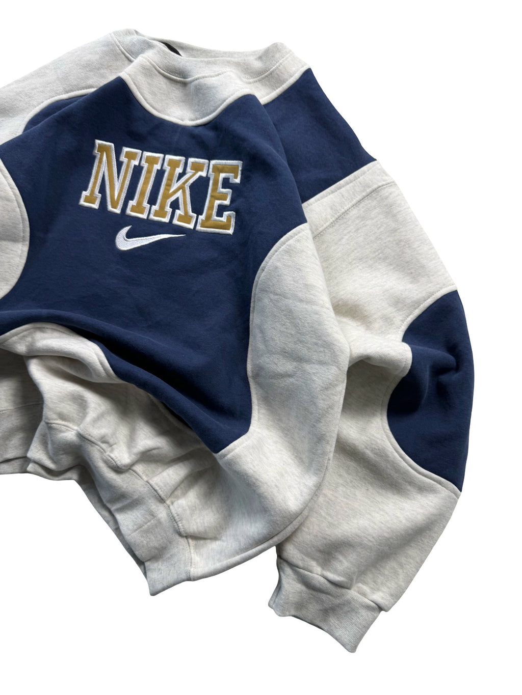VINTAGE NIKE REWORK JUMPER CREWNECK - EMBROIDERED SPELLOUT