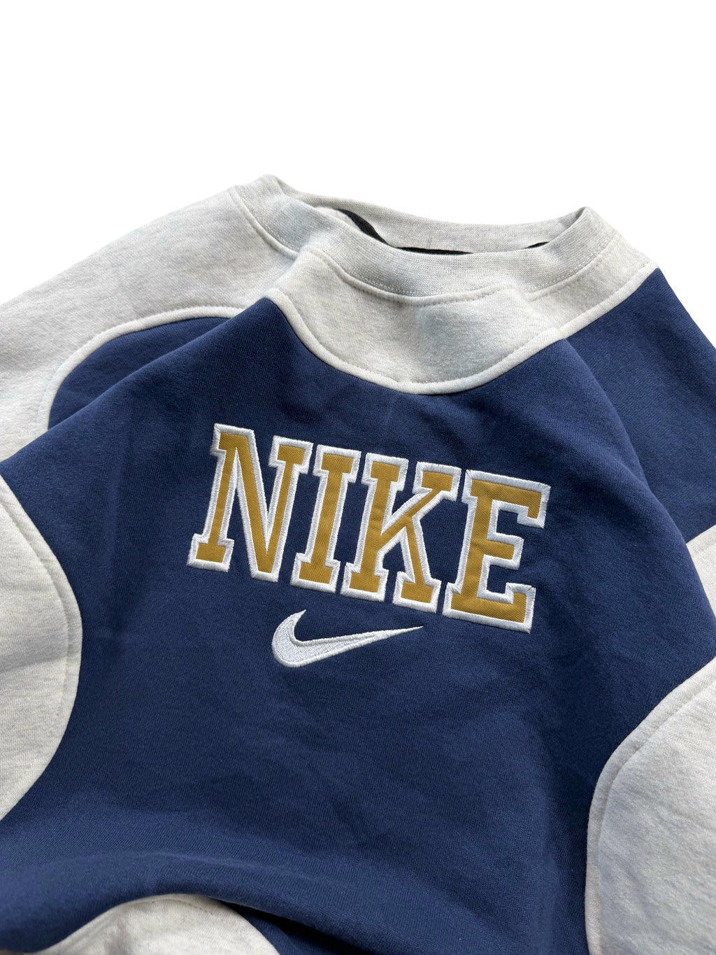 VINTAGE NIKE REWORK JUMPER CREWNECK - EMBROIDERED SPELLOUT