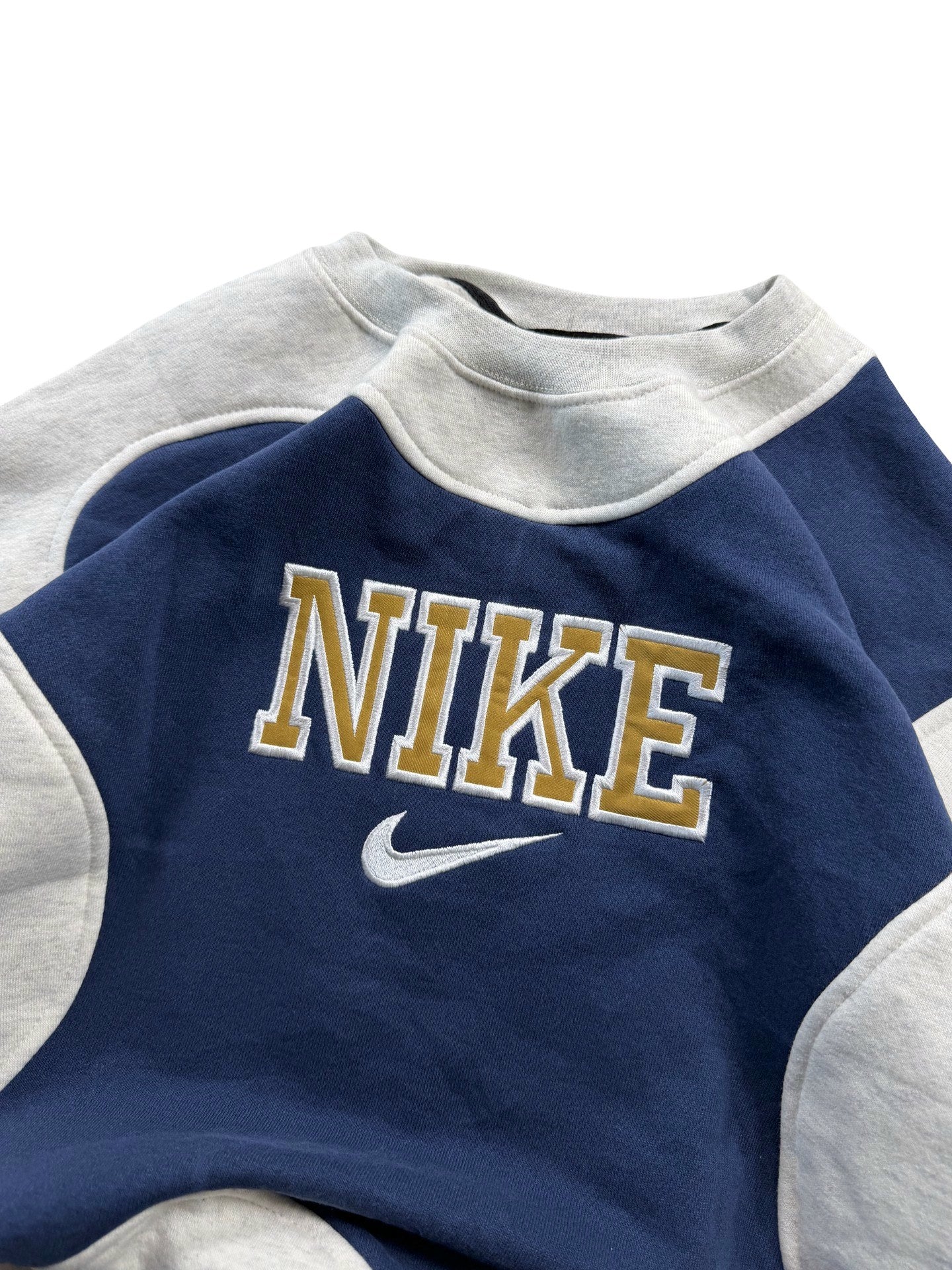 VINTAGE NIKE REWORK JUMPER CREWNECK - EMBROIDERED SPELLOUT