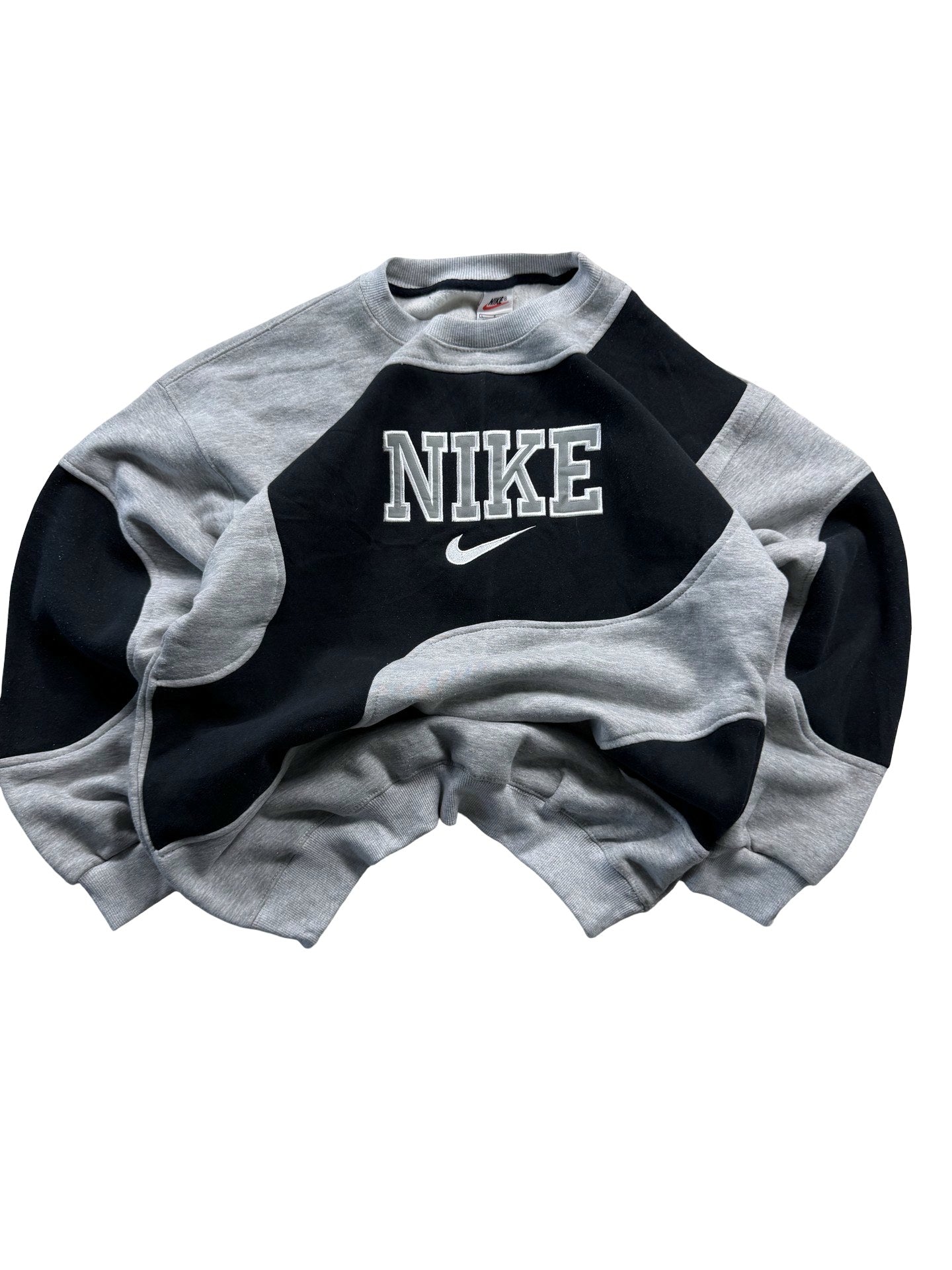VINTAGE NIKE REWORK JUMPER CREWNECK - EMBROIDERED SPELLOUT