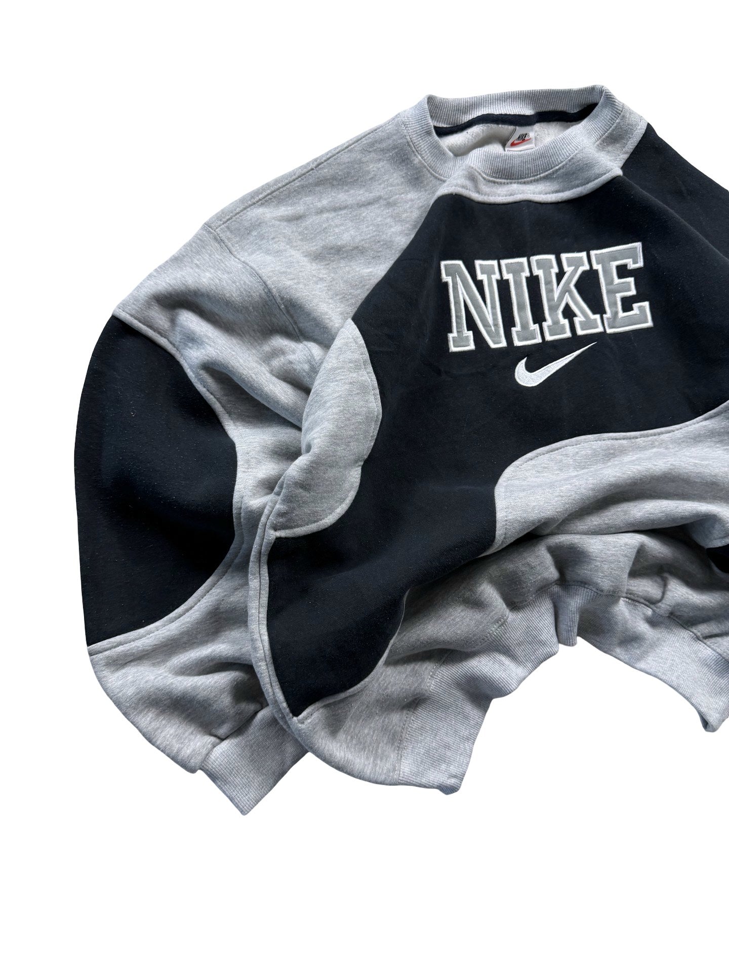 VINTAGE NIKE REWORK JUMPER CREWNECK - EMBROIDERED SPELLOUT