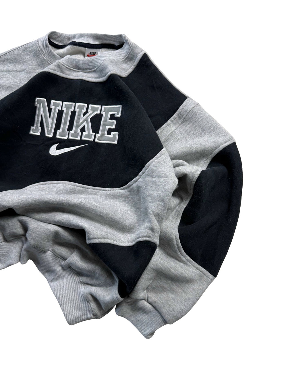 VINTAGE NIKE REWORK JUMPER CREWNECK - EMBROIDERED SPELLOUT