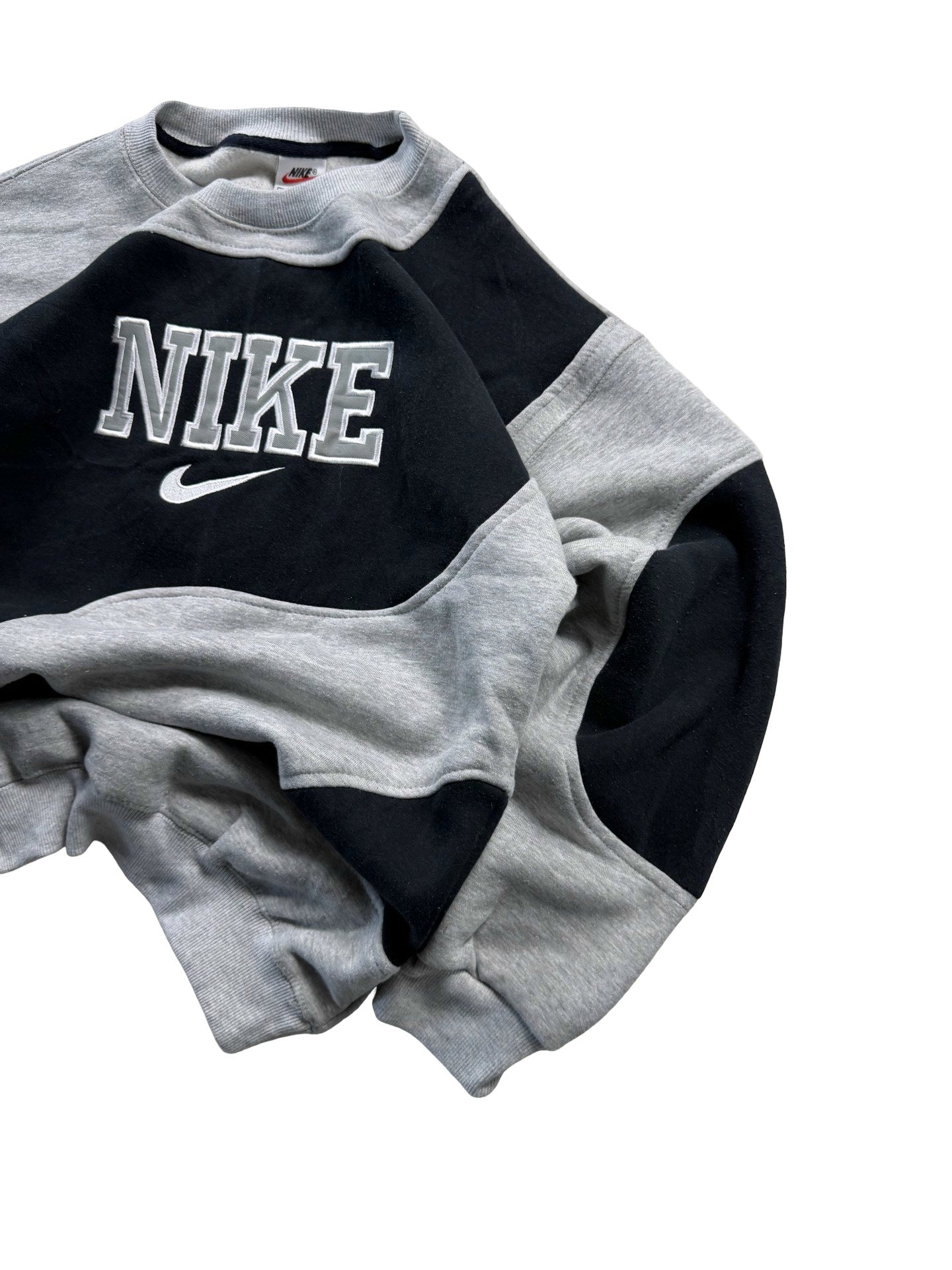 VINTAGE NIKE REWORK JUMPER CREWNECK - EMBROIDERED SPELLOUT