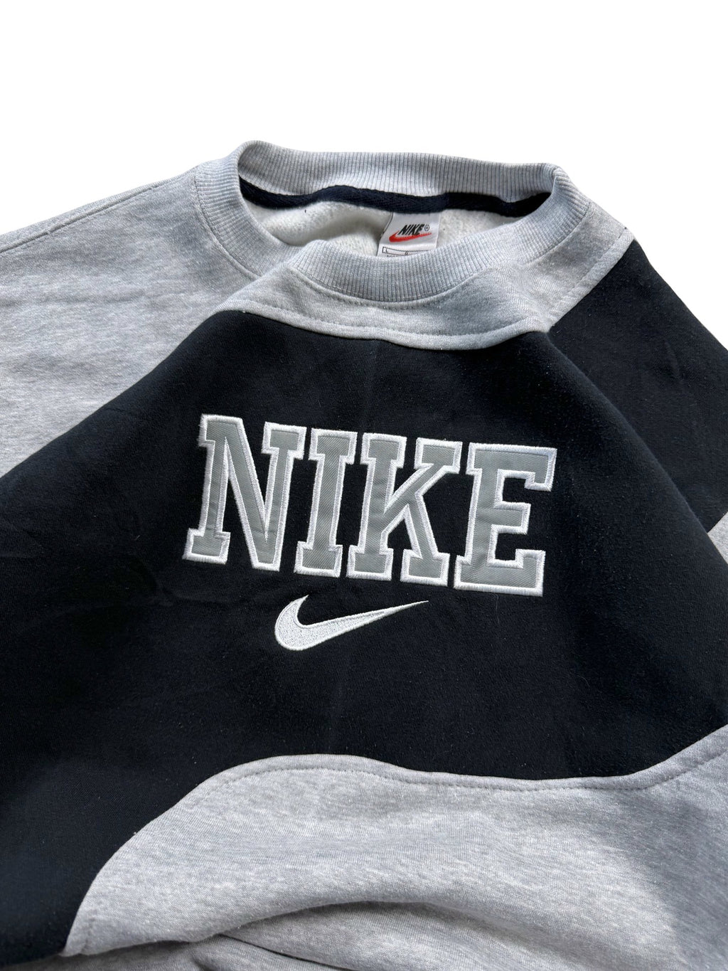 VINTAGE NIKE REWORK JUMPER CREWNECK - EMBROIDERED SPELLOUT