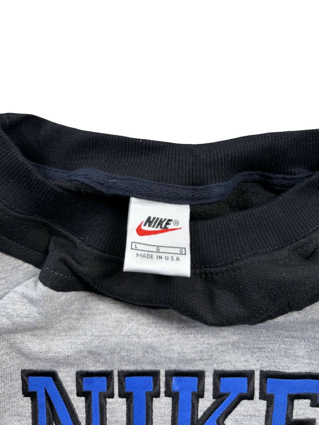 VINTAGE NIKE REWORK JUMPER CREWNECK - EMBROIDERED SPELLOUT