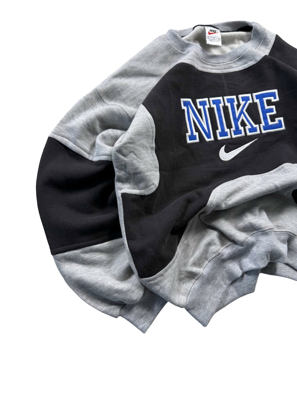 VINTAGE NIKE REWORK JUMPER CREWNECK - EMBROIDERED SPELLOUT