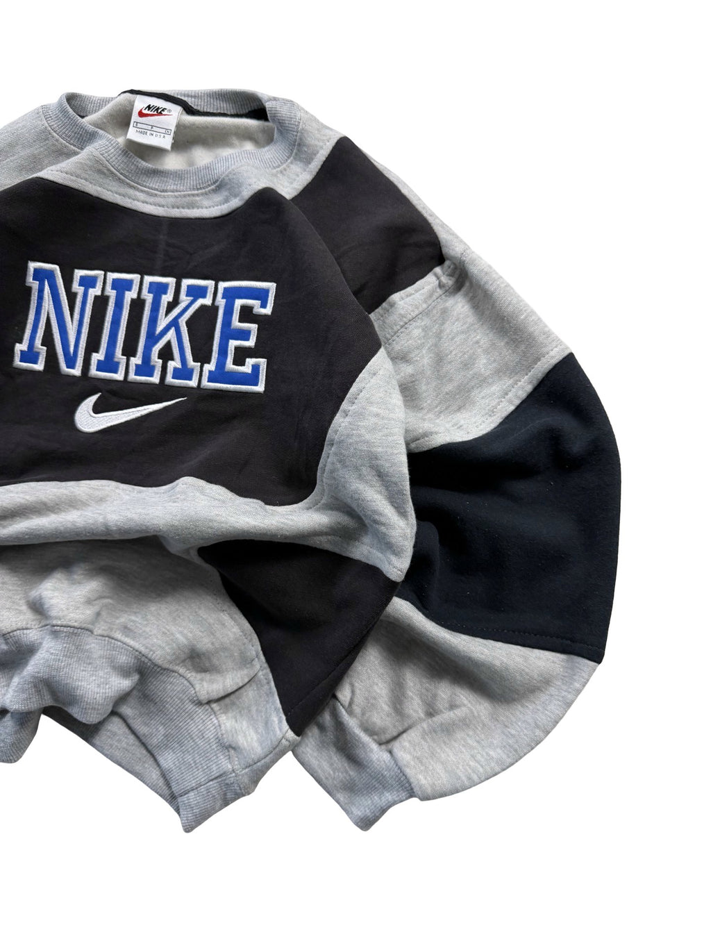 VINTAGE NIKE REWORK JUMPER CREWNECK - EMBROIDERED SPELLOUT