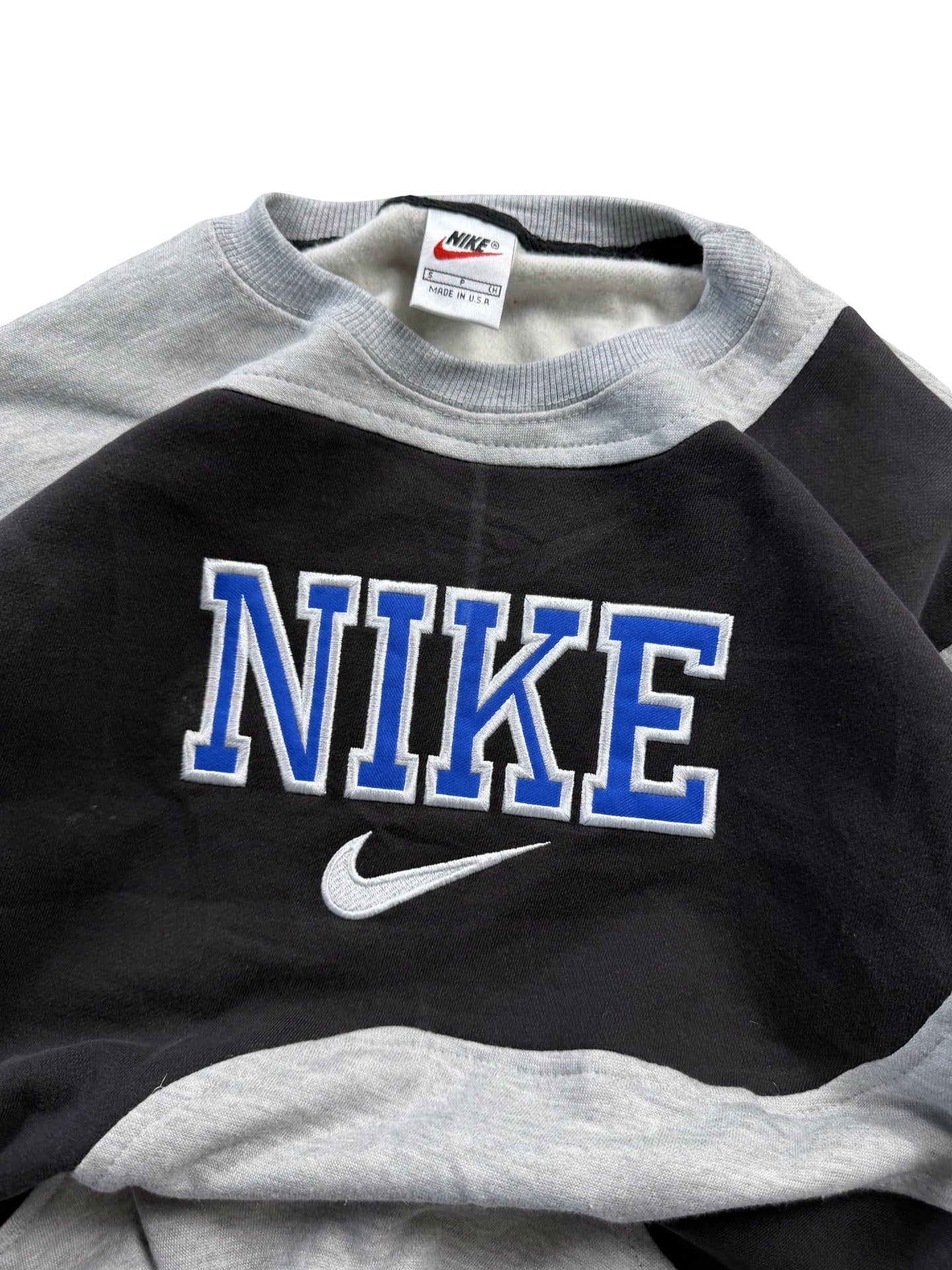 VINTAGE NIKE REWORK JUMPER CREWNECK - EMBROIDERED SPELLOUT
