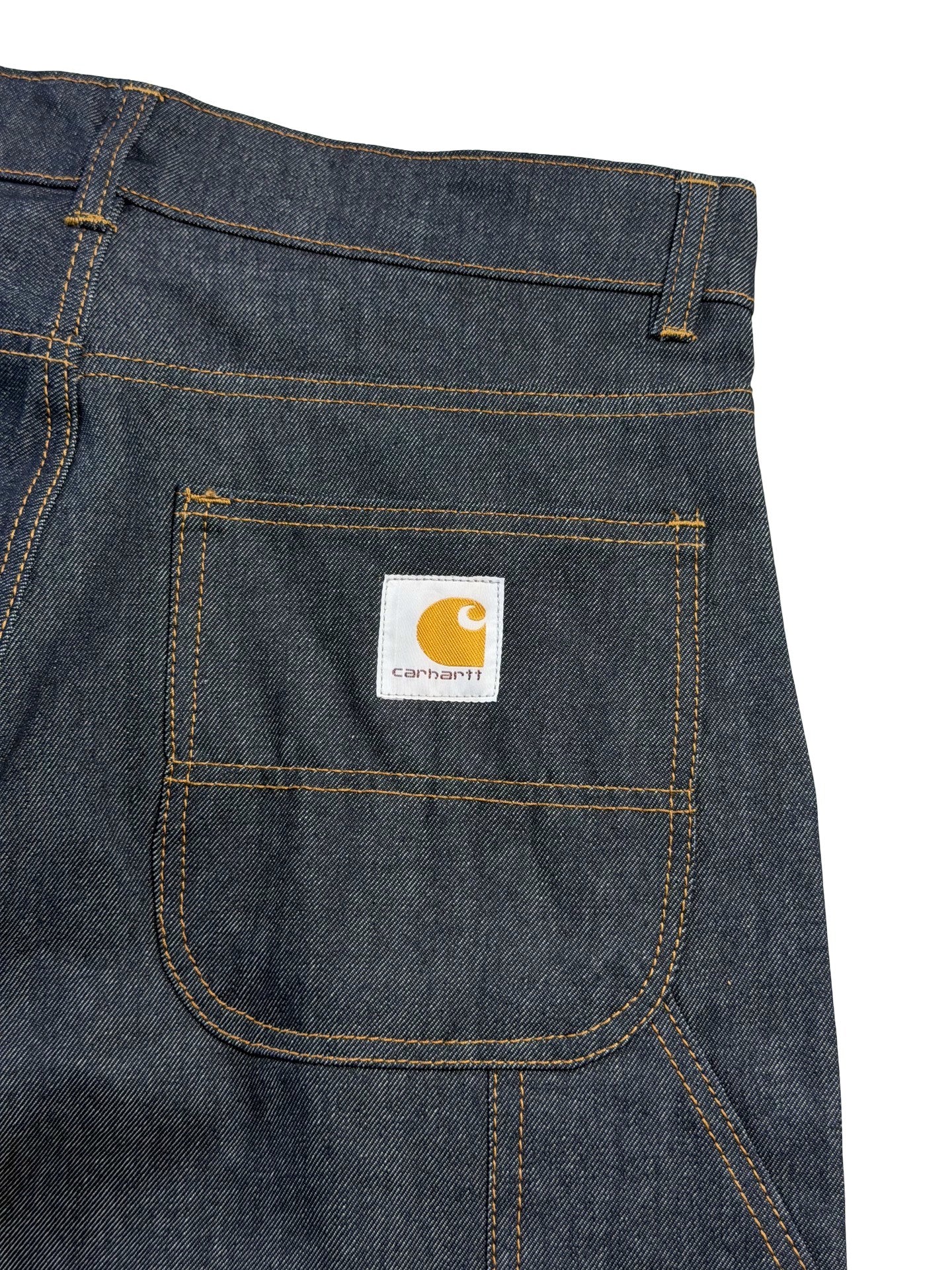 Carhartt Reworked Single Knee Jeans Raw Denim