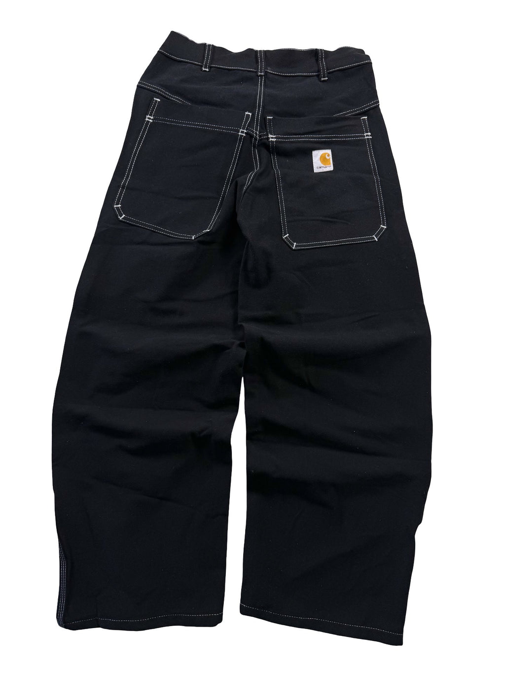 Carhartt Reworked Double Knee Jeans Black Denim