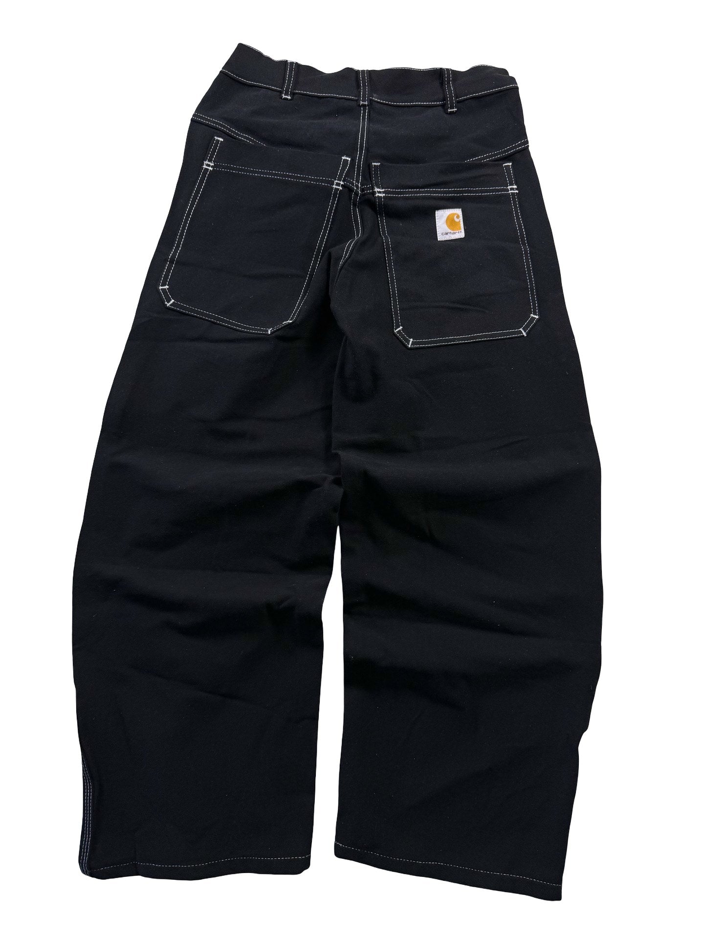 Carhartt Reworked Double Knee Jeans Black Denim