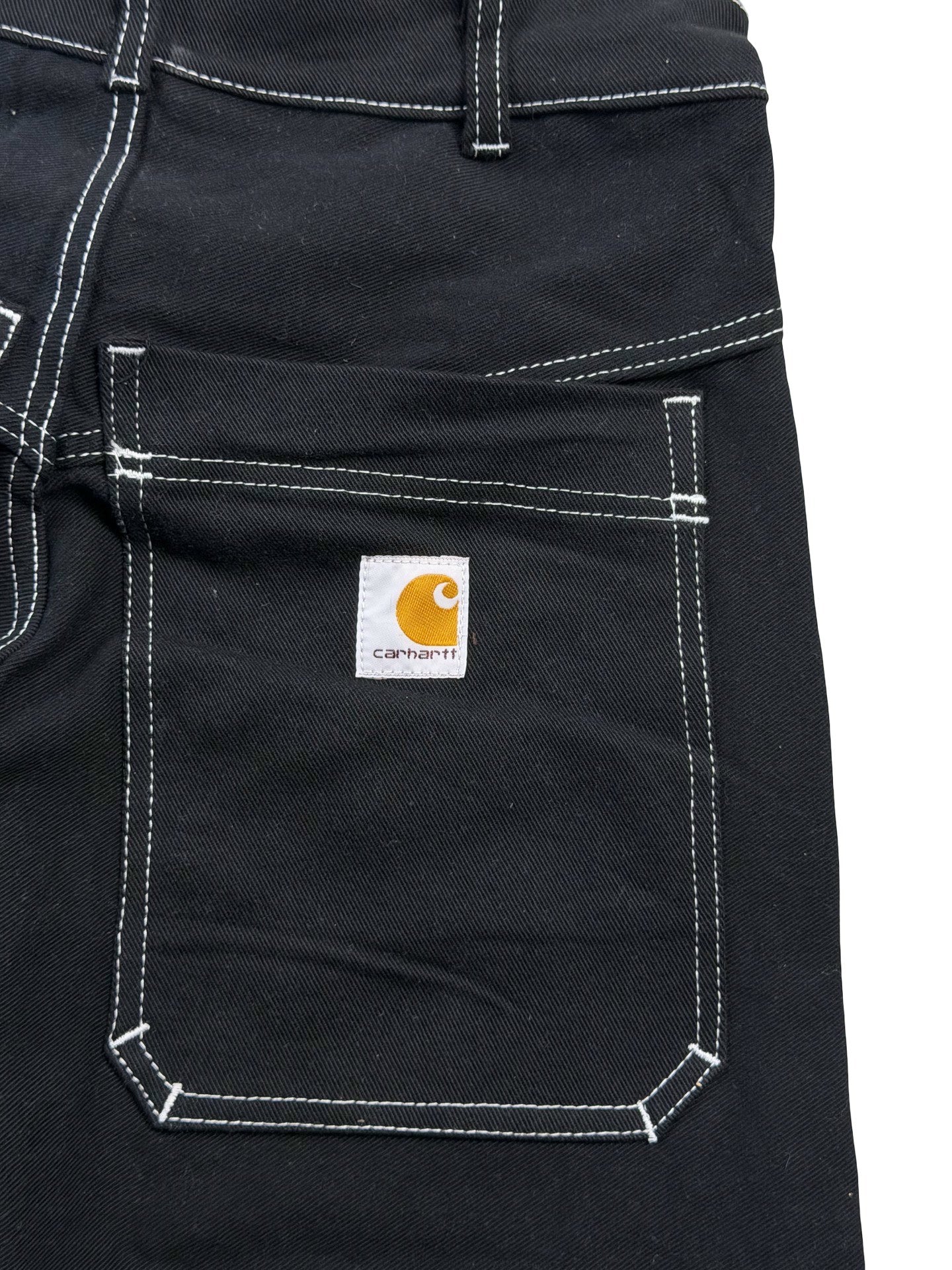 Carhartt Reworked Double Knee Jeans Black Denim
